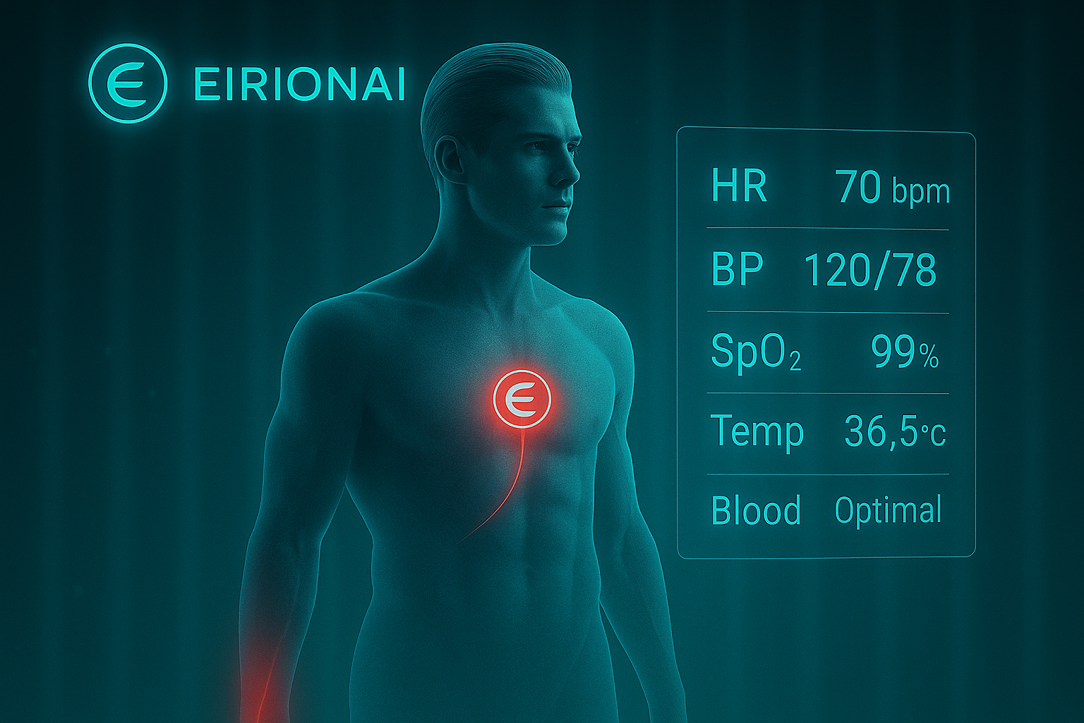 EirionAI male futuristic scene